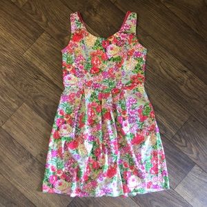 COPY - Tiana B. Pink Floral Dress Size 12